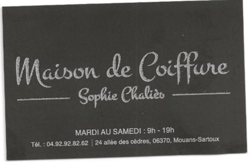 SOPHIE CHALIES COIFFURE